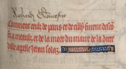 Signature of Richard III