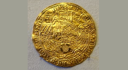 Rose Noble belonging to Edward IV